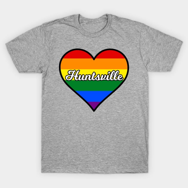 Huntsville Alabama Gay Pride Heart Huntsville Alabama TShirt